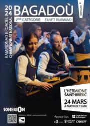 Championnat National des Bagadoù 2ème catégorie - 24 mars 2024 - Saint-Brieuc