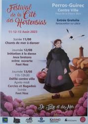 FESTIVAL DE LA CITÉ DES HORTENSIAS - 11 AU 13 AOÛT 2023 - PERROS-GUIREC